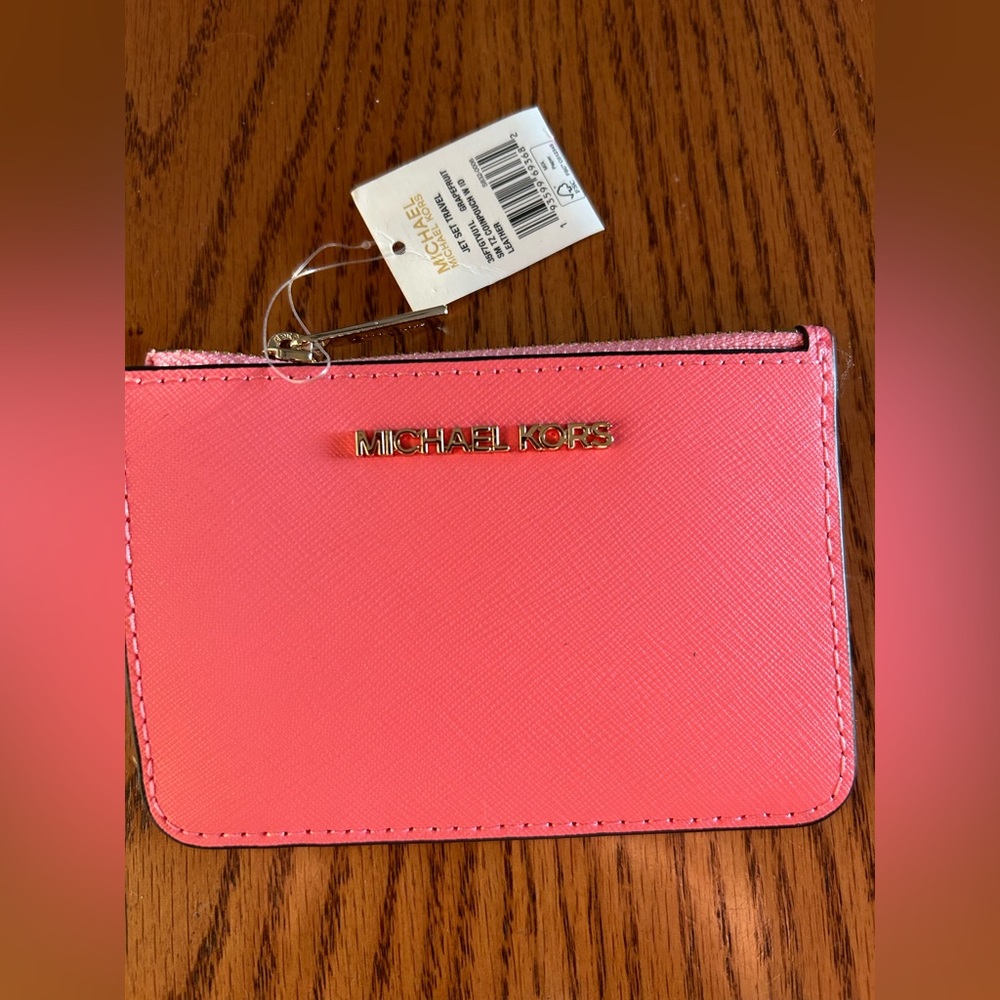 Michael Kors Coin Pouch Jet Set Travel Condition: New With Tags Grapefruit